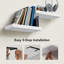 Tablettes flottantes murales