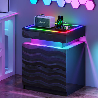 50cm W Bedside Table