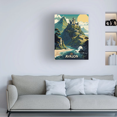 Tina Lavoie Avalon Mythical Island Canvas Art