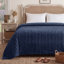 Couverture en flanelle de lits pour lit simple / simple TG pour fille, couverture douce et confortable 300 GSM pour dortoir et décoration intérieure, bleu, cadeau toutes saisons