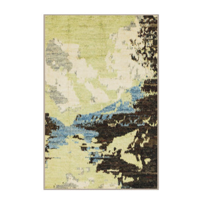 Tapis abstrait moderne et abstrait