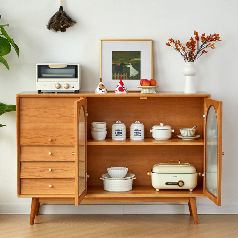 Buffet de rangement simple et multifonctionnel, H 37,41 po x l 55,11 po x P 15,74 po