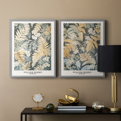 WM MORRIS Series DCCCXVI-Premium Framed Print -Ready to Hang - No Nails Required - No Nails Required