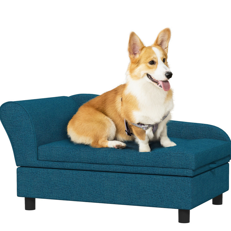 Canapé pour animaux de compagnie Ziva, Turquoise
