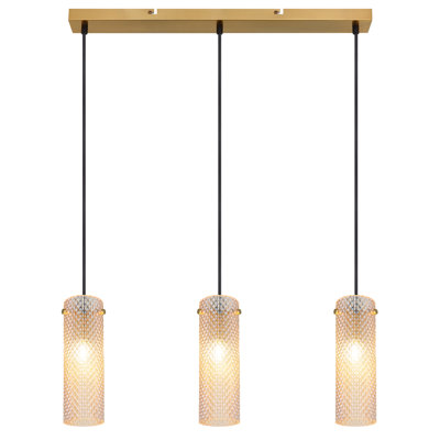 Almaan 3 - Light Gold Geometric Pendant