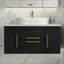 Meuble-lavabo mural 39,4 po avec lavabo vasque