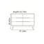 Buffet multi-tiroirs en bois massif avec rangement-129019552
