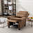 34.6" Wide Classic And Overstuffed Soft Vegan Leather Pushback Recliner With Nailhead Trim (Set Of 3)-100759607