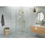 Halo 48 in. x 36 in. x 78 in. 90-degree Fully Frameless Glass Hinged Shower Enclosure-1912798303