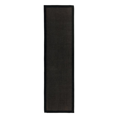 Essie Sisal Black Rug