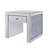 End Table, Mirrored & Faux Diamonds