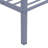 Full Over Full Low Profile Metal Bunk Bed with Ladder, Heavy Duty Gray Bunk Bed Frame for Kids, No Box Spring Needed, Space-Saving Design for Small Rooms-1325724953