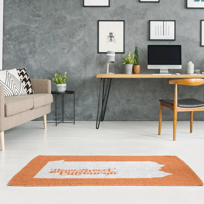Tapis zone orange pittsburgh pennsylvanie