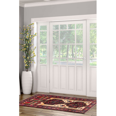 Tapis beige Teimani 2 pi 9 po x 4 pi 7 po