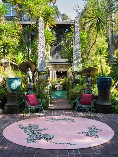 Diane von Furstenberg Climbing Cubs Area Rug, Rectangle 8' x 10'