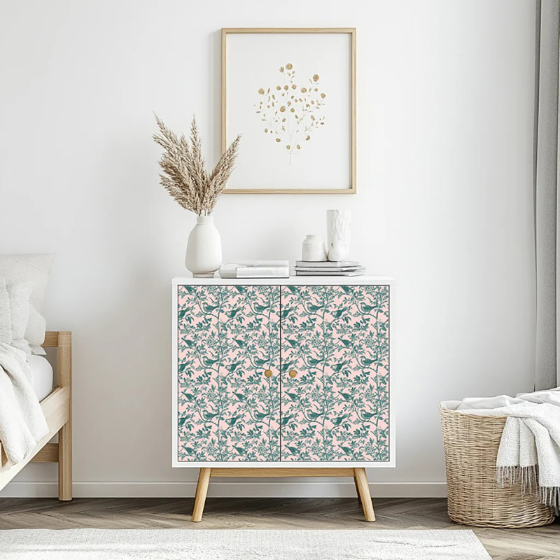 Carrelage mosaïque auto-adhésif en vinyle 12 po x 12 po (ensemble de 24), Vert / rose