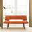 Jeiren 63" Wide Upholstered Dining Bench with Back in Rubberwood and Fabric-953259679-953259677