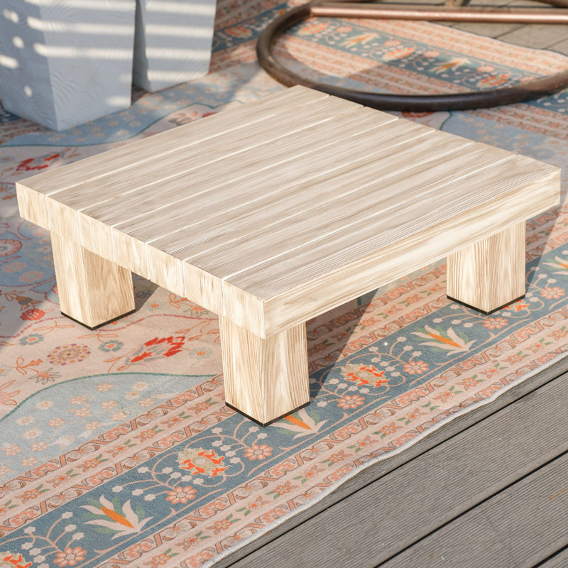 Aluminum Square Outdoor Coffee Table