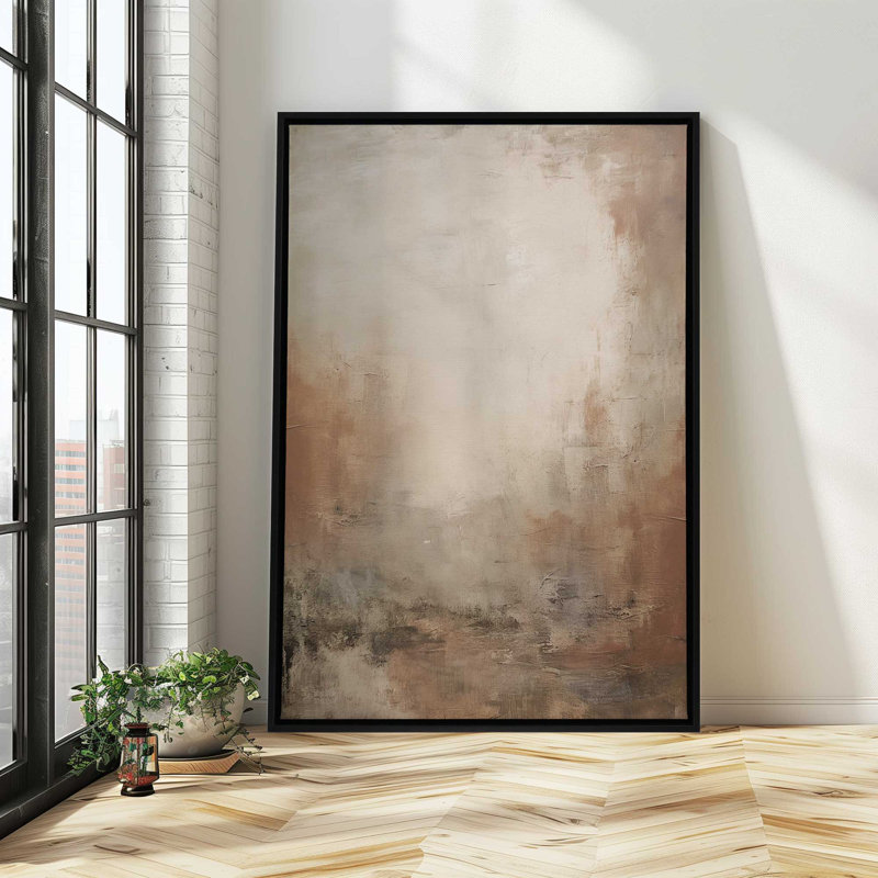 Russet Mists Unfolding Russet Mists Unfolding v2 Print on Rolled Canvas, Floater Framed, 36.75" H x 24.75" W x 1.75" D