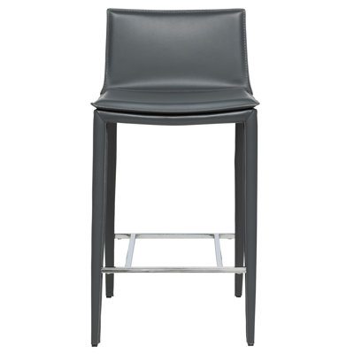 Tabouret de comptoir en cuir 25,5 po Holleman