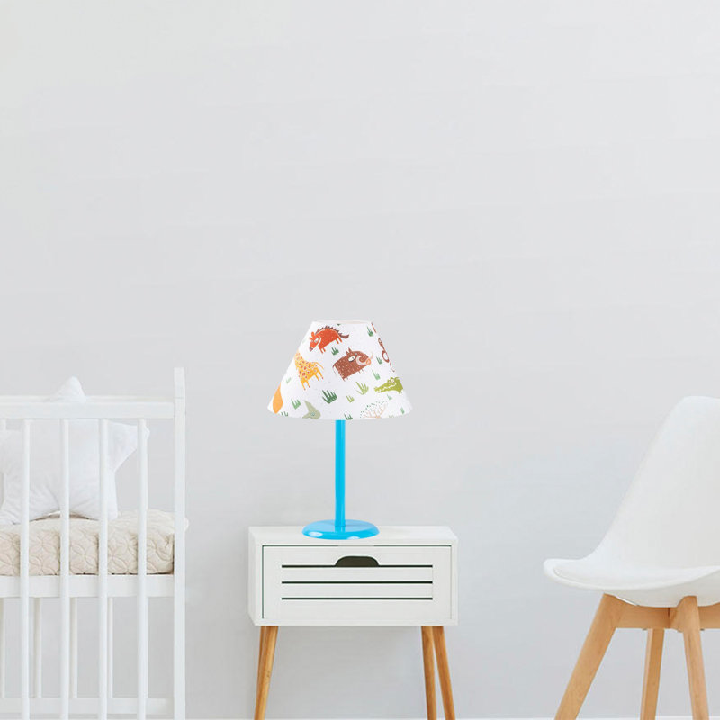 Lampe de table bleue 18,11 po McTeer