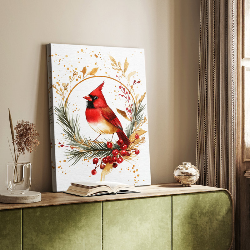 Art des Fêtes de Noël CMXCVII - galerie sur mesure Cavas, H 18 po x l 12 po