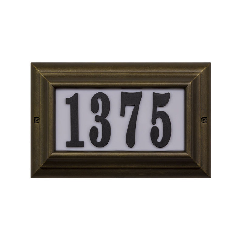 Rectangle Wall Plaque, French Bronze