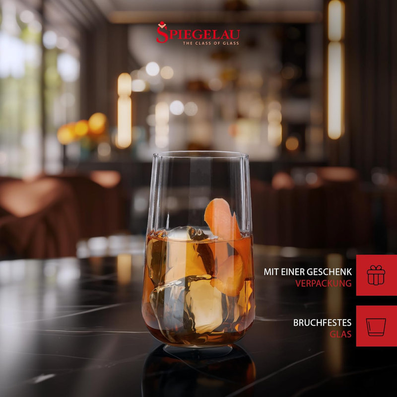 Spiegelau 12oz. Crystal Highball Glass Set