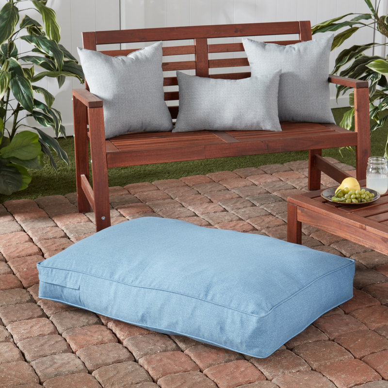 Lit pour chien intérieur / extérieur Jann, Petit (l 36 po x P 24 po x H 5 po), Denim