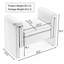 Banc de chambre sans fonction de rangement, banc de rangement, coussin amovible