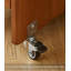 Vitrine 29,92 "en bois massif brun standard