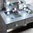 Gray Luxury Makeup Vanity With Stool, 10 Lights, , Power Outlet, 2 Drawers For Bedroom Lights And Port,-2047837151