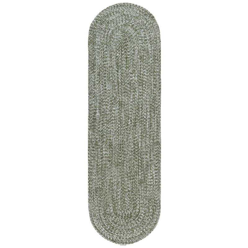 Kaden Camouflage Hand Woven Indoor / Outdoor Area Rug Set, Oval 60 x 120cm