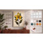 Golden Bloom Botanical - Wrapped Canvas-131761392-131761396