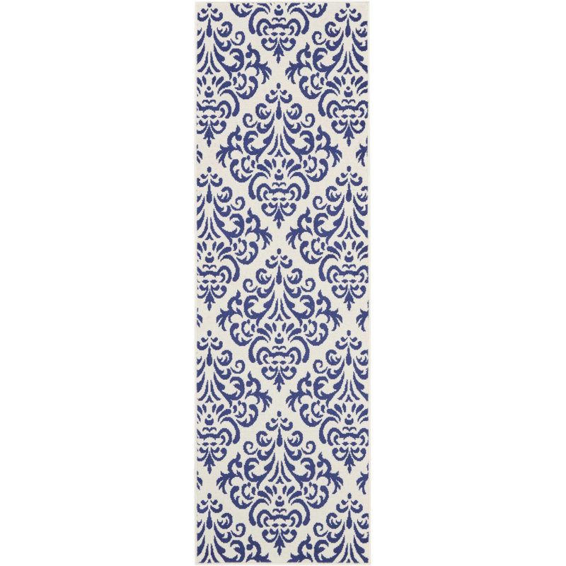 Tapis blanc Bo, Tapis de couloir 2 pi 3 po x 7 pi 6 po