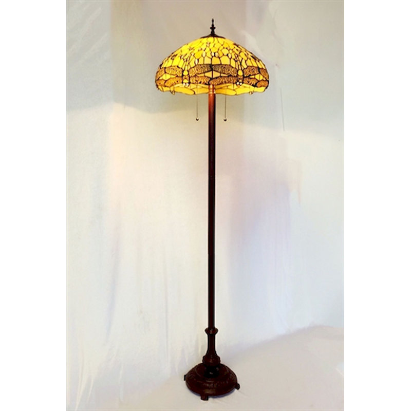 Lampe sur pied traditionnelle 64 po Ellie