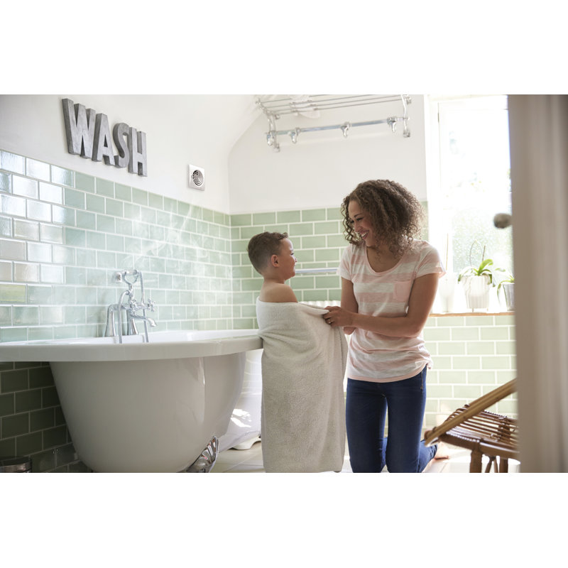 Hush Bathroom Fan, White