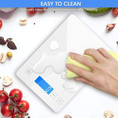 JOYDING 5 Rechargeable Kitchen Food Scale with Bowl Digital 0.1g Precise  Graduation