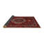 Tapis rouge/beige/noir traditionnel-401980089