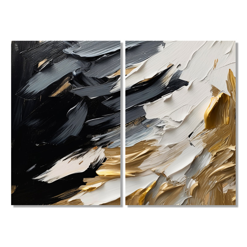 Lohman - Grandes impressions abstraites sur toile, Wrapped Canvas, Does Not Apply, 36" H x 48" W