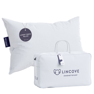 Ensemble de 4 coussins décoratifs à motif de housse de coussin 100% coton, rembourré en duvet synthétique, hypoallergénique - Fabriqué au Canada