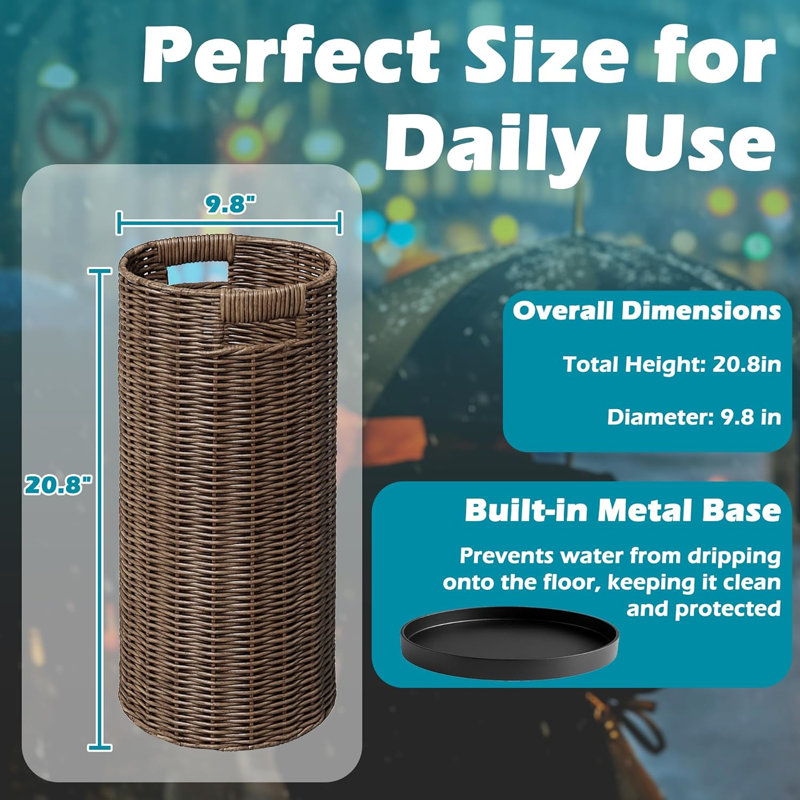 Rattan Umbrella Stand