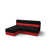 Black/Red - Rainbow15/Rainbow22