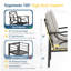 3-Piece Metal Patio Furniture Set