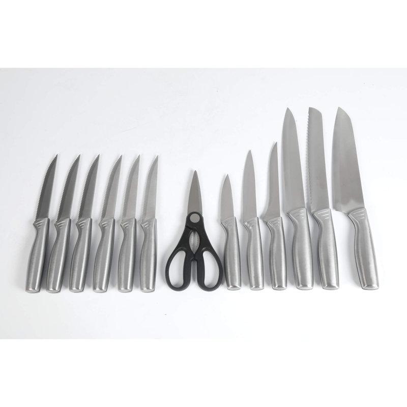 Oster Eckert 15 Piece Cutlery Set w/Pine Block