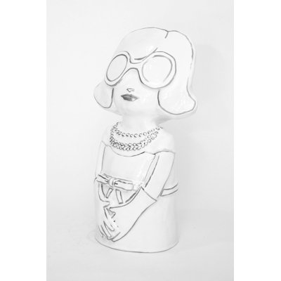 Jackie O Ceramic Cookie Jar