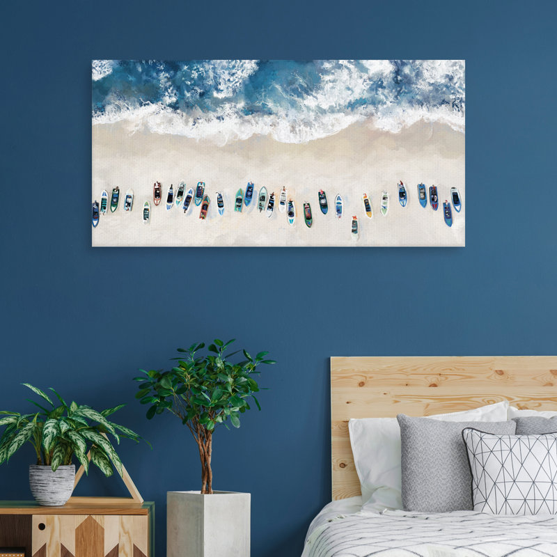 Plage inférieure - impression sur toile tendue
