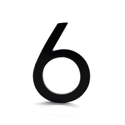 6 in. Floating Mount House Number