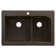 Radius 33'' L Drop-In Double Bowl Kitchen Sink