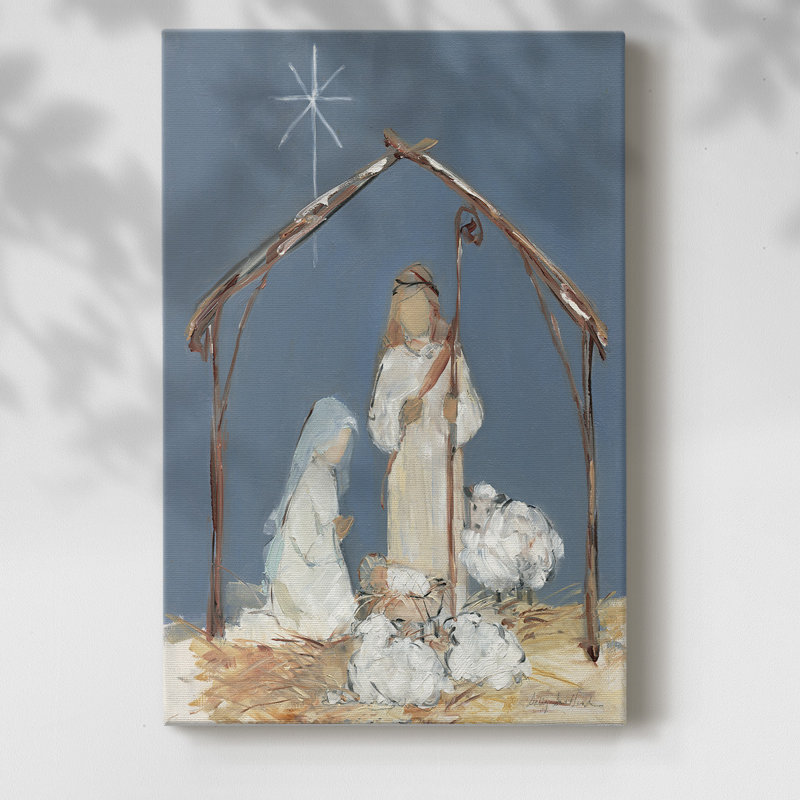 Crèche de la crèche du crépuscule, H 60 po x l 40 po x P 1,5 po